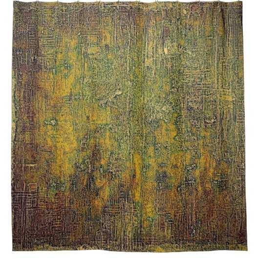 古グランジい背景や古ぼけた質感  シャワーカーテン (正面)