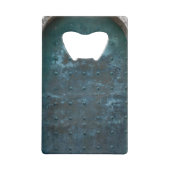 古スペインのい銅戸 クレジットカード栓抜き (正面)