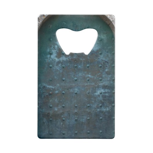 古スペインのい銅戸 クレジットカード栓抜き (裏面)