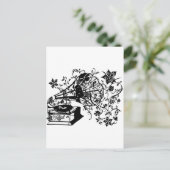 古ターンテーブル ポストカード (スタンド正面)