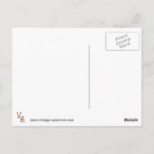 古ファッションドいアメリカンコートオブアームズ ポストカード (裏面)