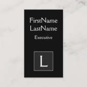 古ファッションドいクラシックおよび業務執行用カード 名刺 (正面)