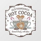 古ファッションドいココア ウィンドウサイン (シート)