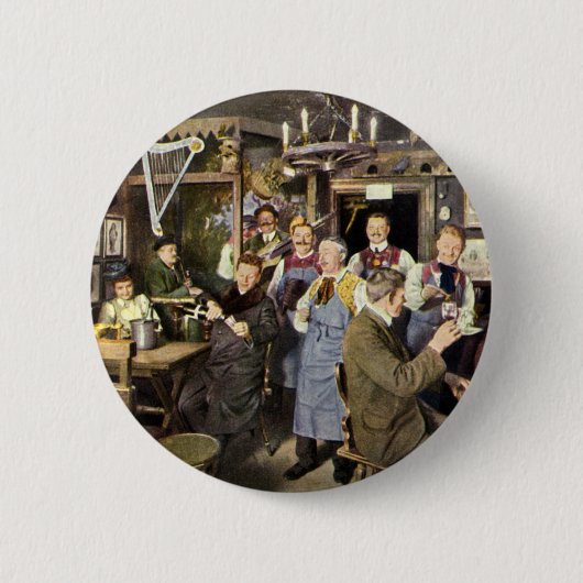 古ファッションドバーと人祝々の,パーティー 缶バッジ (正面)