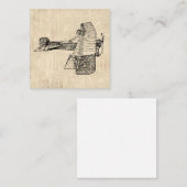 古ファッションド機 ノートカード (正面/裏面)