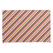 古ファッションド菓子ストライプ（大規模） 枕カバー (正面右)