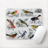 古ファッションド鳥 マウスパッド (マウス)