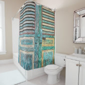 古ヴィンテージ木戸 シャワーカーテン (インサイチュ)