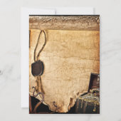 古ヴィンテージ海賊結婚巻 招待状 (裏面)