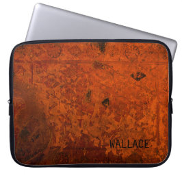 古中世の革製本カバー ラップトップスリーブ