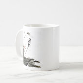 古中国の水彩画 コーヒーマグカップ (正面左)