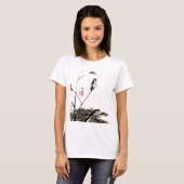 古中国の水彩画 Tシャツ (正面フル)