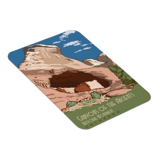 古人の峡谷 マグネット (右側)