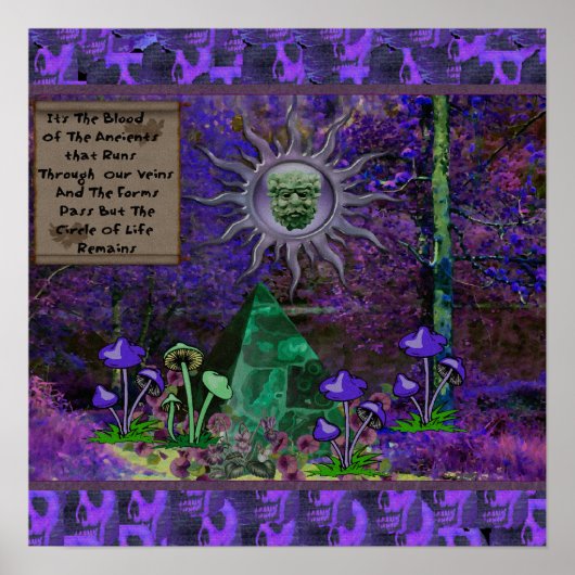 古人の血 ポスター (正面)