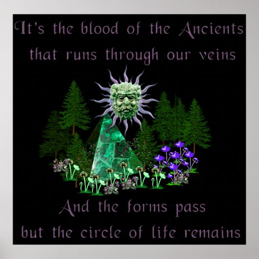 古人の血 ポスター (正面)