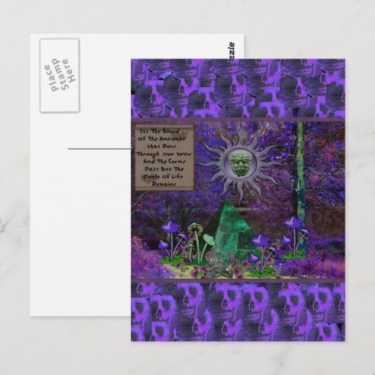 古人の血 ポストカード (正面/裏面)