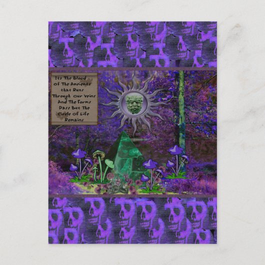 古人の血 ポストカード (正面)