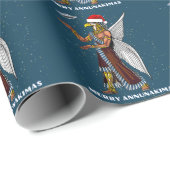 古代おもしろいUFOアヌンナキエイリアンクリスマス ラッピングペーパー (ロールコーナー)