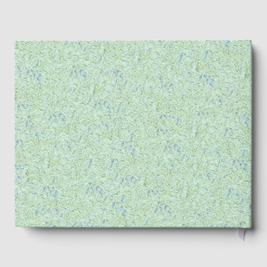 古代かわいらしエジプト人女性誕生日グリーンブルー ゲストブック (裏面)