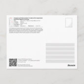 古代と原始的なブナ林 – ガシ川 ポストカード (裏面)