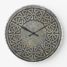 古代のインフィニットウィーブ ケルト石壁時計