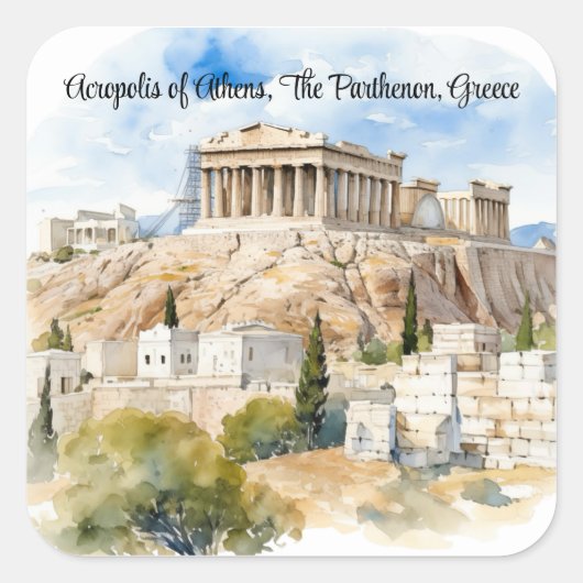 古代のエコー、アクロポリスの守護者 スクエアシール (正面)