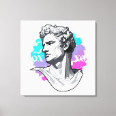 古代のエコー：ギリシャ彫刻 キャンバスプリント (正面)