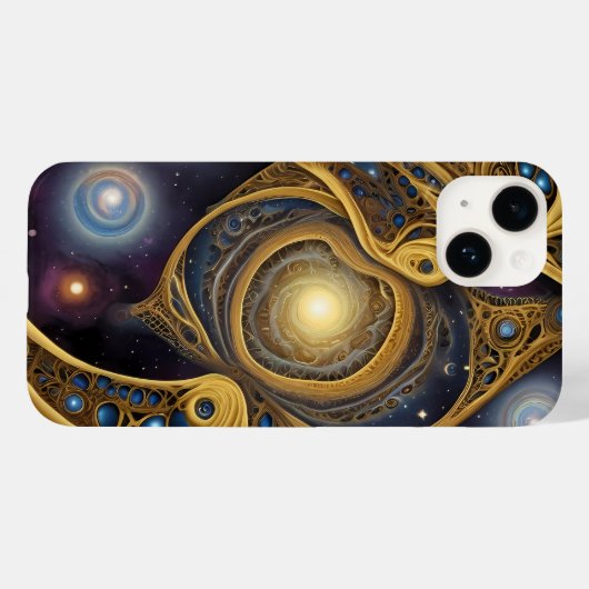 古代のエレガンス:ケルトとエジプト融合 Case-Mate iPhoneケース (裏面 (横))