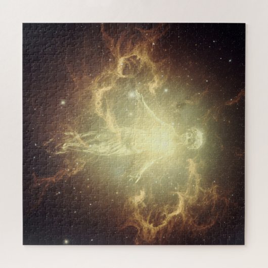 古代のエンティティが深いの外空間の深さに現れる ジグソーパズル (横)