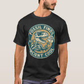 古代のクールなTレックス考古学の化石発見 Tシャツ (正面)