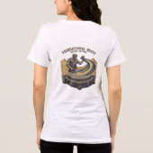 古代のグルーヴ ストーンカービング DJ Tシャツ (裏面)