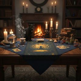 古代のシンボル&魔法の魔術師名前をカスタムする キッチンタオル