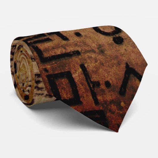古代のシール、ウェルビーイング、紅茶&タオ – 中国 ネクタイ (ロール)