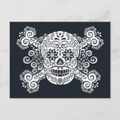 古代のスイートスケルトン＆クロスボーン ポストカード (正面)