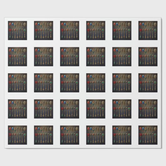 古代のダーツコレクション ラッピングペーパー (フラット)