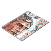 古代のチーフタンとフラクタル模様 ノートブック (左側)