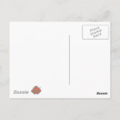 古代のチーフタンとフラクタル模様 ポストカード (裏面)