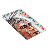 古代のチーフタンとフラクタル模様 マグネット (右側)