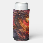 古代のドラゴンが守護する聖なる山 スリム缶クーラー (Seltzer裏面)