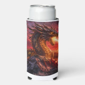 古代のドラゴンが守護する聖なる山 スリム缶クーラー (Seltzer正面)