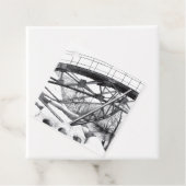 古代のフットブリッジペンシラートモノクロ フェイバータグ (インサイチュ)