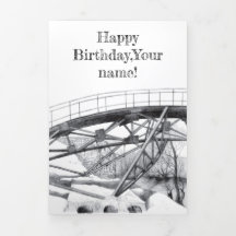 古代のフットブリッジペンシラートモノクロ