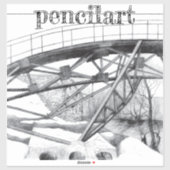 古代のフットブリッジペンシラート シール (シート)