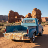 古代のペトログラフアート フリースブランケット