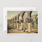 古代のモスクのコロナーデ、バアルベク、聖蘭 ポストカード (正面/裏面)