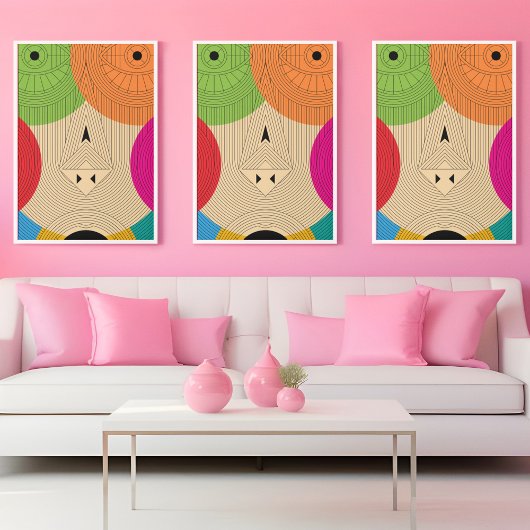 古代の三角形 ポスター