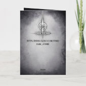 古代の不気味なエイリアン カード (裏面)