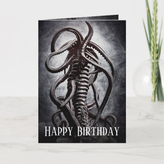 古代の不気味なエイリアン カード (正面)