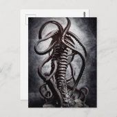 古代の不気味なエイリアン ポストカード (正面/裏面)