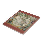 古代の世界地図 - アメリ カ, テオドール・ド・ブリ タイル (側面)